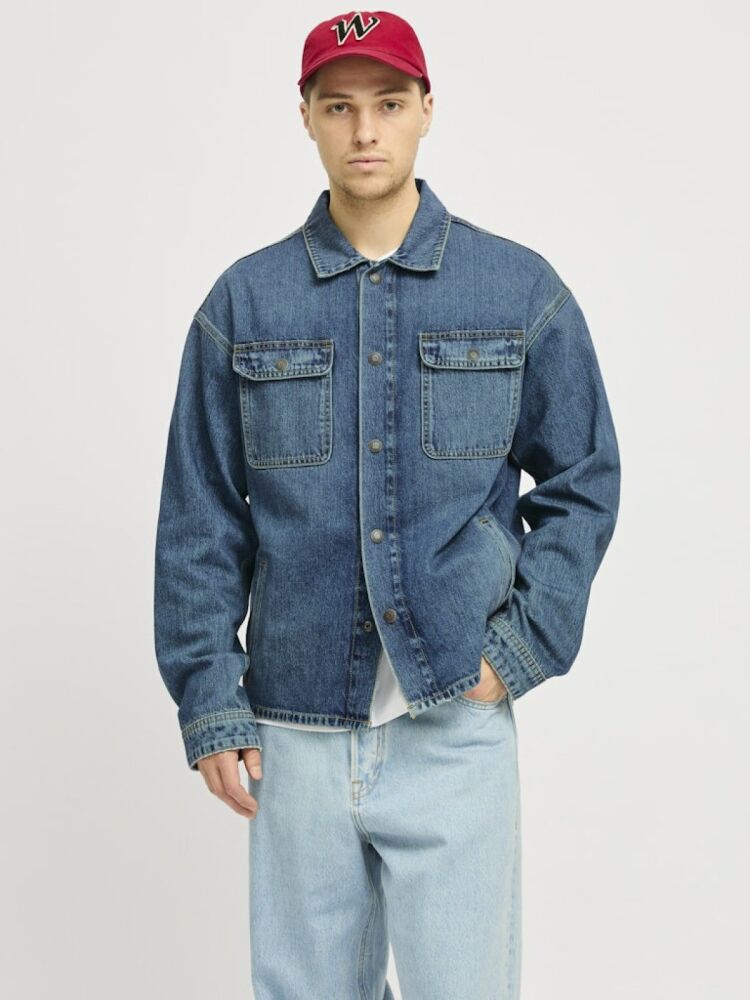 Jack Jones Chase Overshırt Erkek Jean Gömlek 12249029 - 2