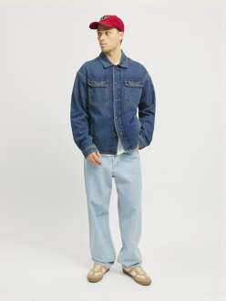 Jack Jones Chase Overshırt Erkek Jean Gömlek 12249029 - 3