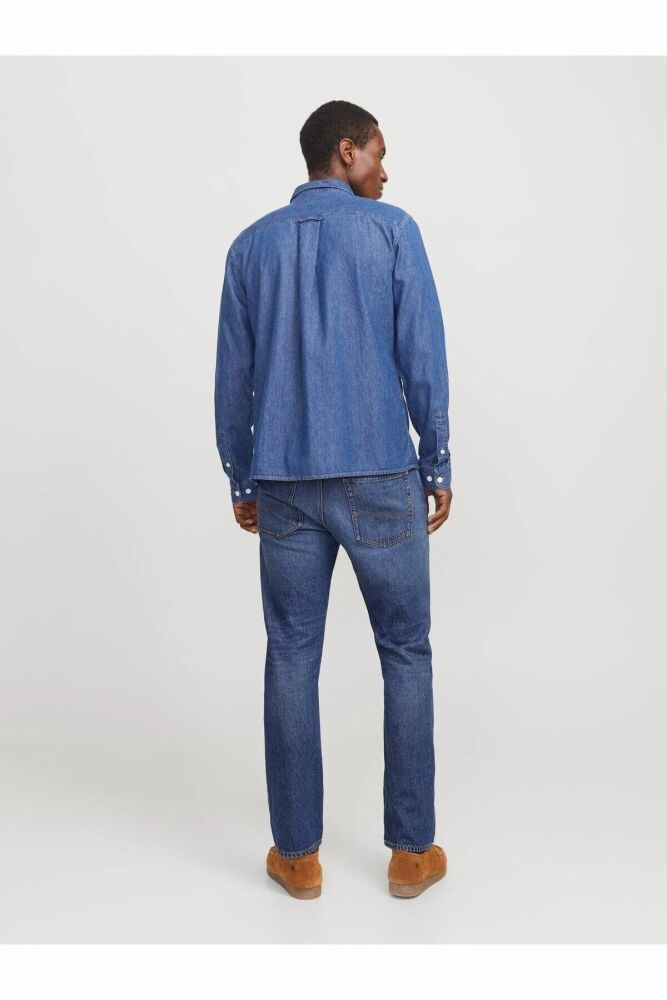 Jack Jones Chrıs Relax Fit Erkek Jeasn Pantolon 12258101 (1)