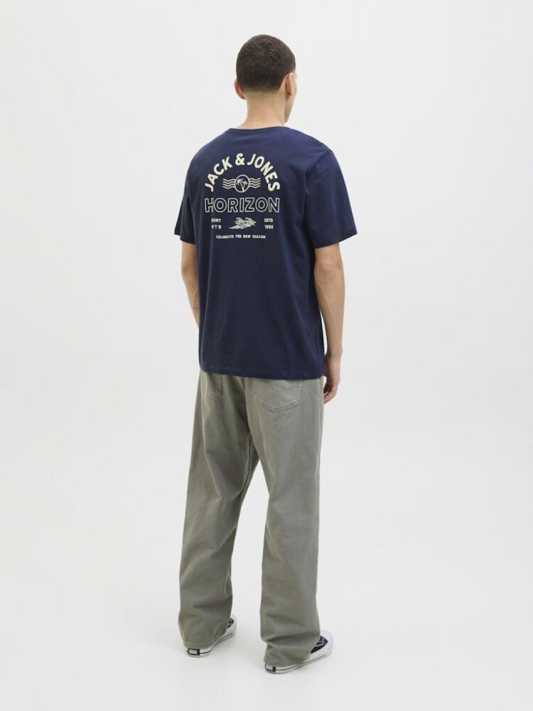 Jack Jones Cırcle Crew Erkek Tişört 12284245 - 4