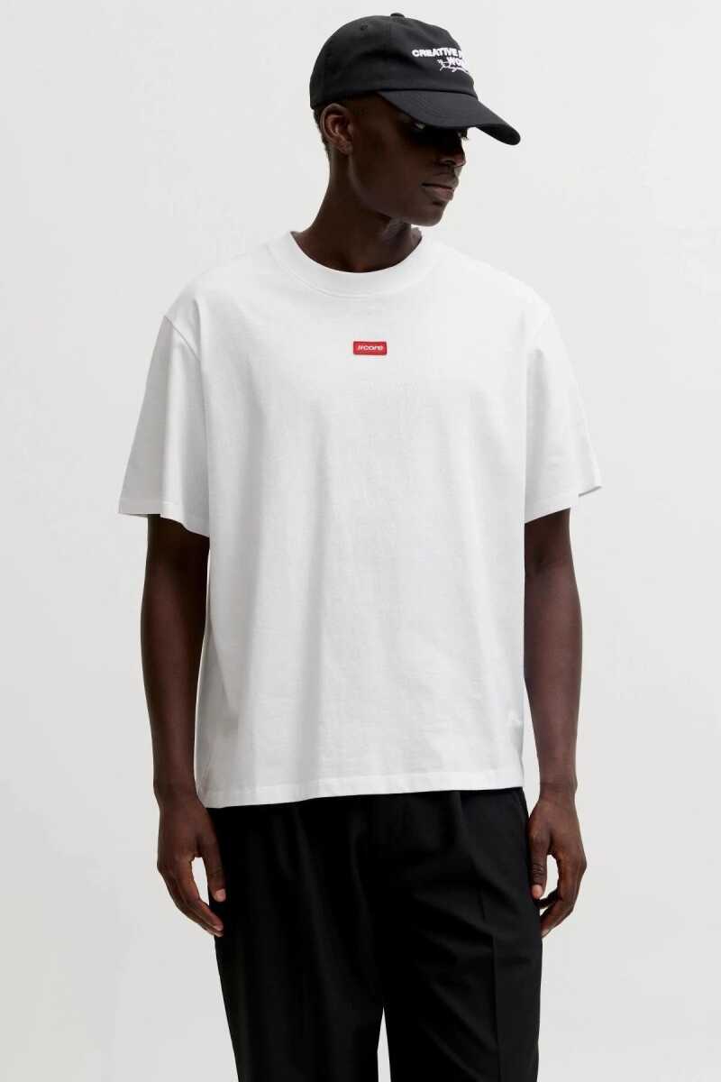 Jack Jones Clup Badge Relaxed Fit Erkek Tişört 12295036