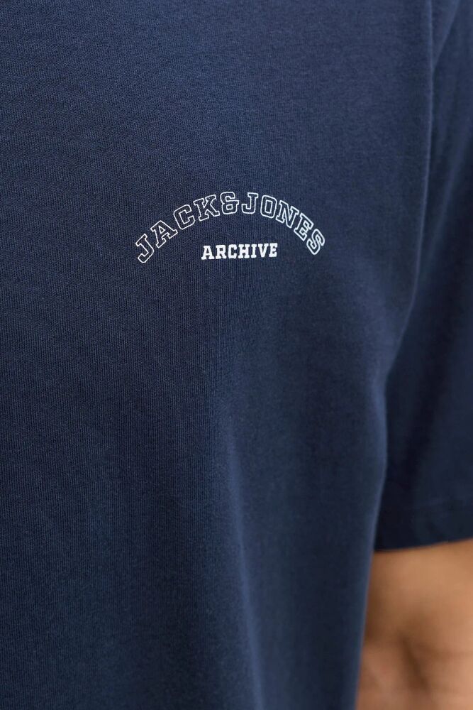 Jack Jones College Logo Erkek Tişört 12288105 (1)