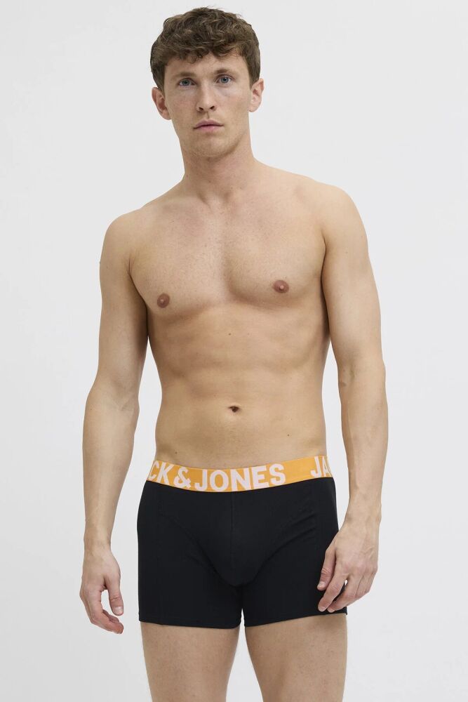 Jack Jones Connor Solıd 3 Lü Paket Erkek Boxer 12285740 (1)