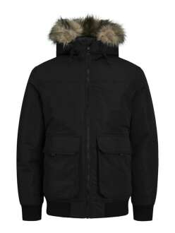 Jack Jones Construct Faux Fur Erkek Bomber Mont 12258409 - Jack Jones (1)