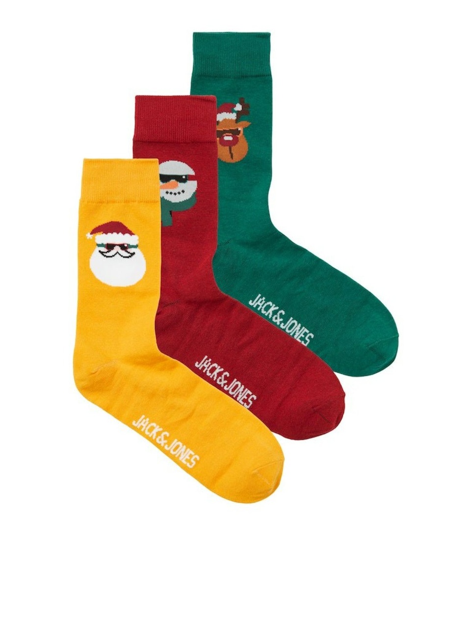 Jack Jones Cool X Mas 3 Lü Paket Erkek Çorap 12246163 - 1