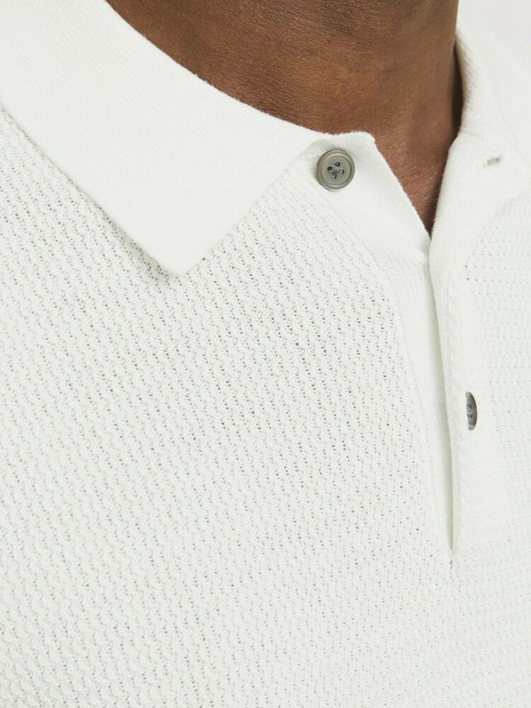 Jack Jones Cooper Knıt Triko Polo Yaka Erkek Tişört 12271483 - 4