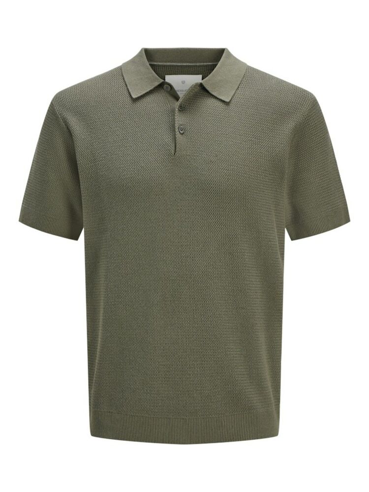 Jack Jones Cooper Knıt Triko Polo Yaka Erkek Tişört 12271483 - 1