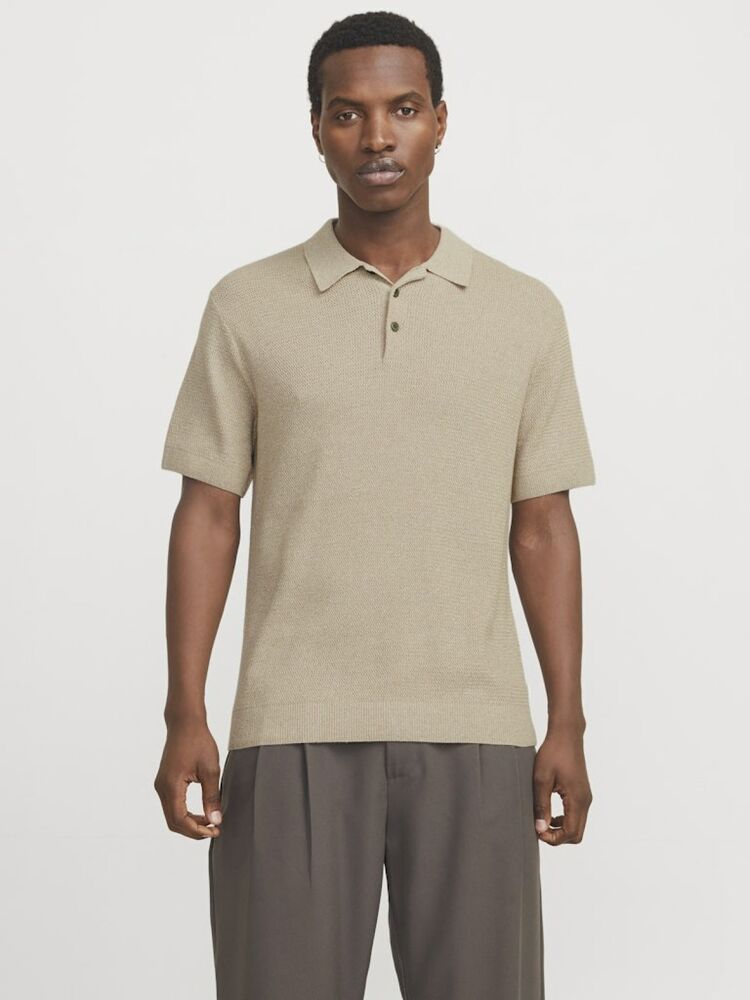 Jack Jones Cooper Knıt Triko Polo Yaka Erkek Tişört 12271483 - 2
