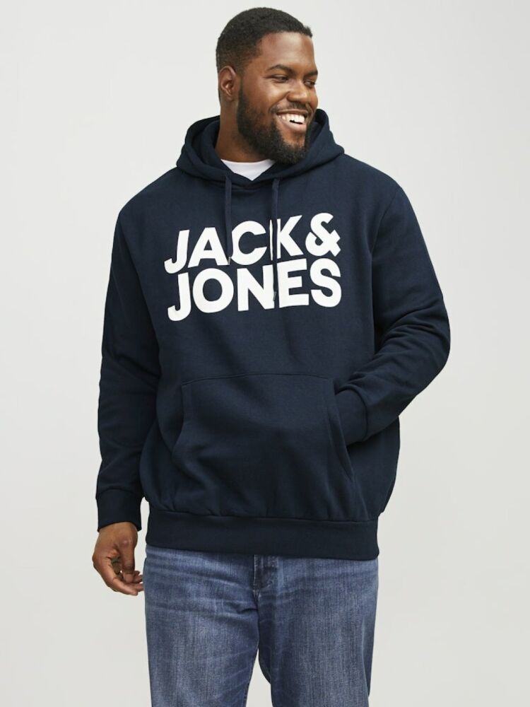 Jack Jones Coro Logo Büyük Beden Erkek Sweat 12163777