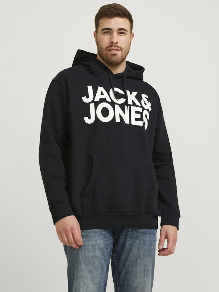 Jack Jones Coro Logo Büyük Beden Erkek Sweat 12163777