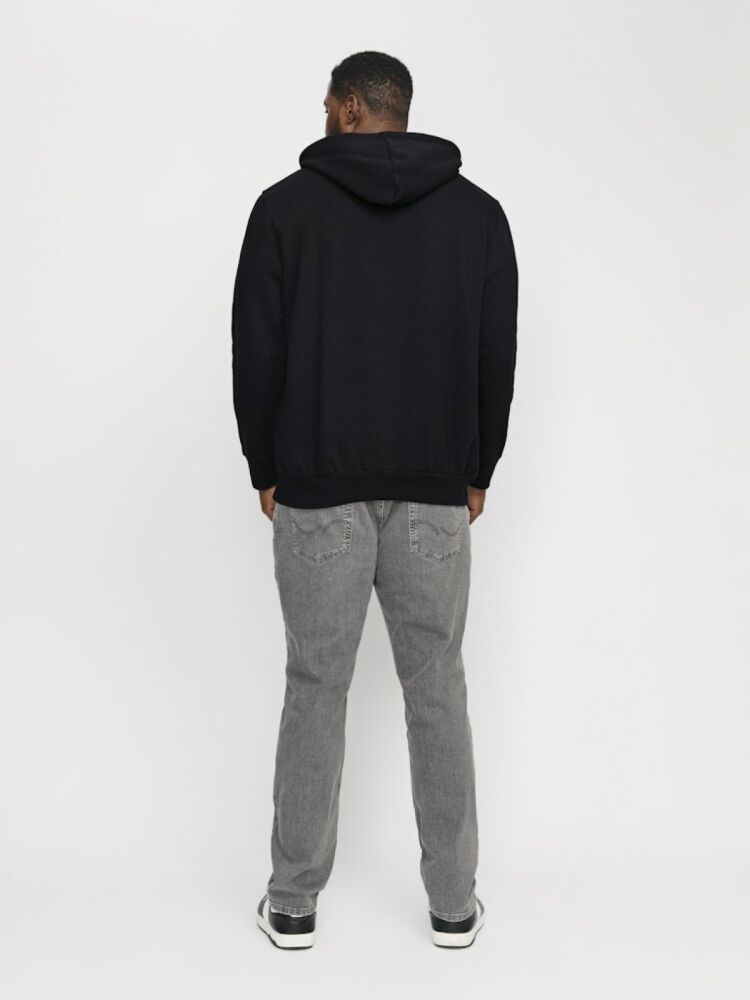 Jack Jones Coro Logo Büyük Beden Erkek Sweat 12163777 - 4