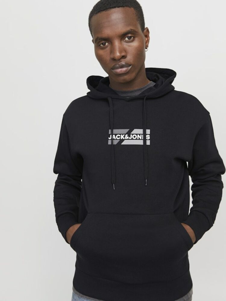 Jack Jones Corp Graphıc Regular Fit Kapişonlu Erkek Sweat 12268422 (1)