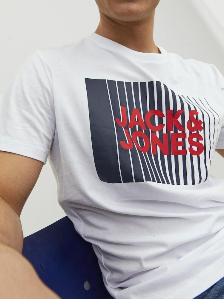 Jack Jones Corp Logo Erkek Tişört 12233999 - 5