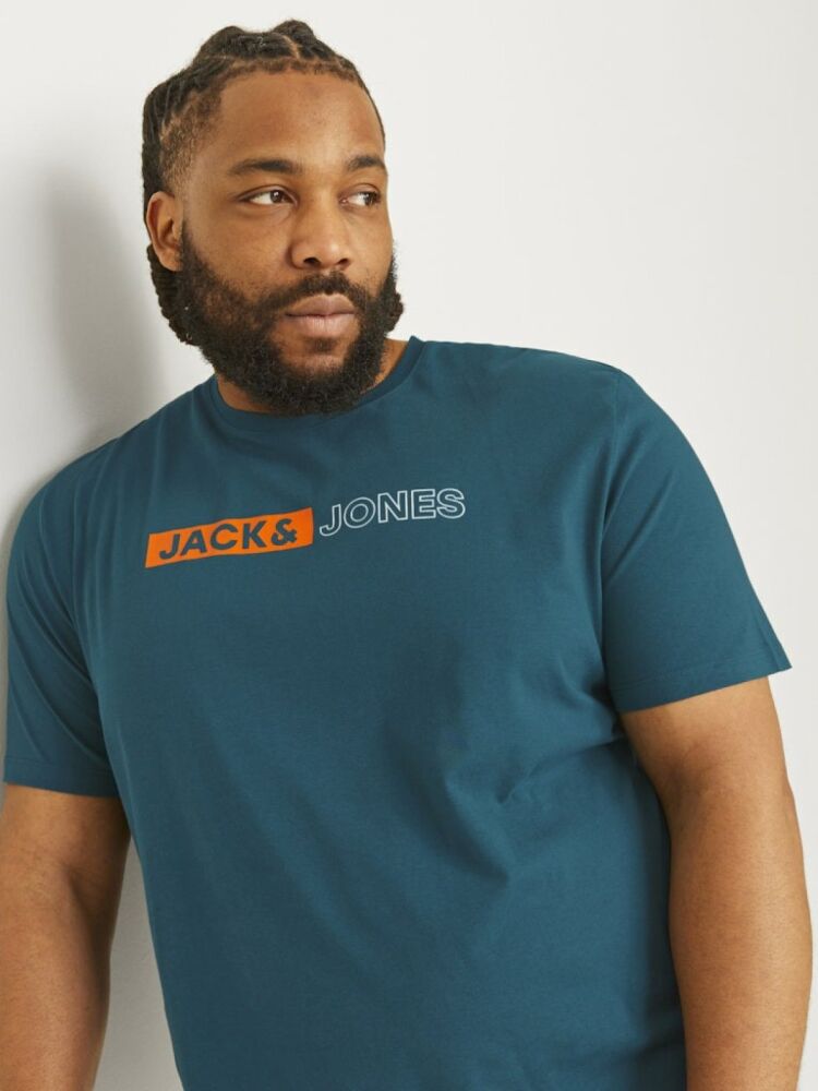 Jack Jones Corp Logo Play Plus Erkek Tişört 12243630 (1)
