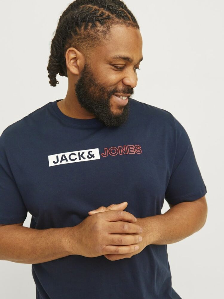 Jack Jones Corp Logo Play Plus Erkek Tişört 12243630 (1)