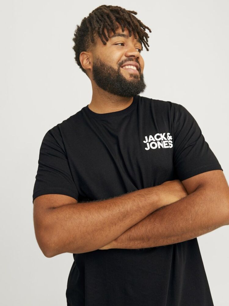 Jack Jones Corp Logo Plus Erkek Tişört 12158505 (1)
