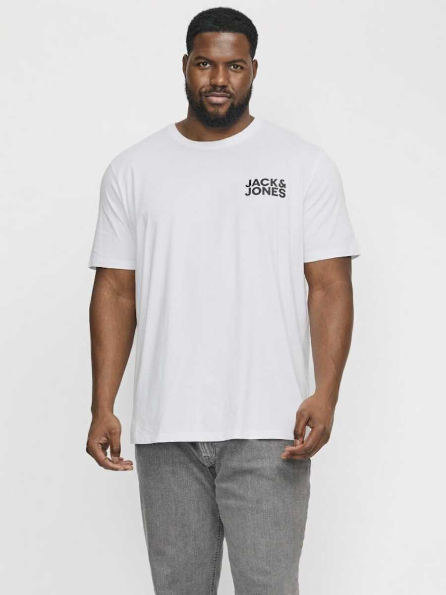 Jack Jones Corp Logo Plus Erkek Tişört 12158505