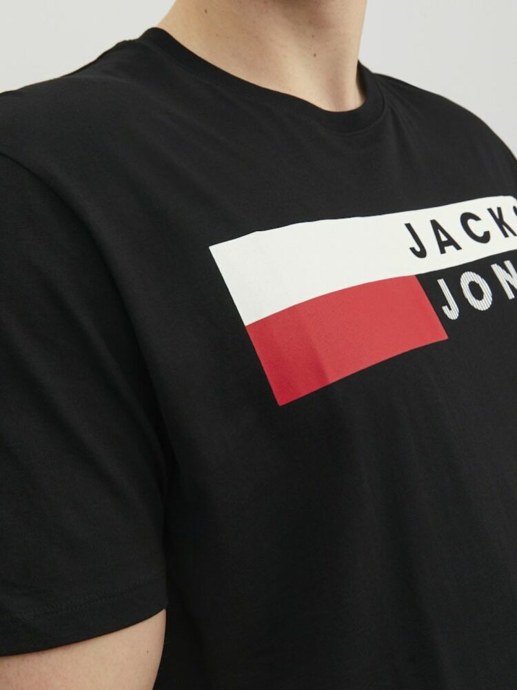 Jack Jones Corp Logo Plus Erkek Tişört 12158505 (1)