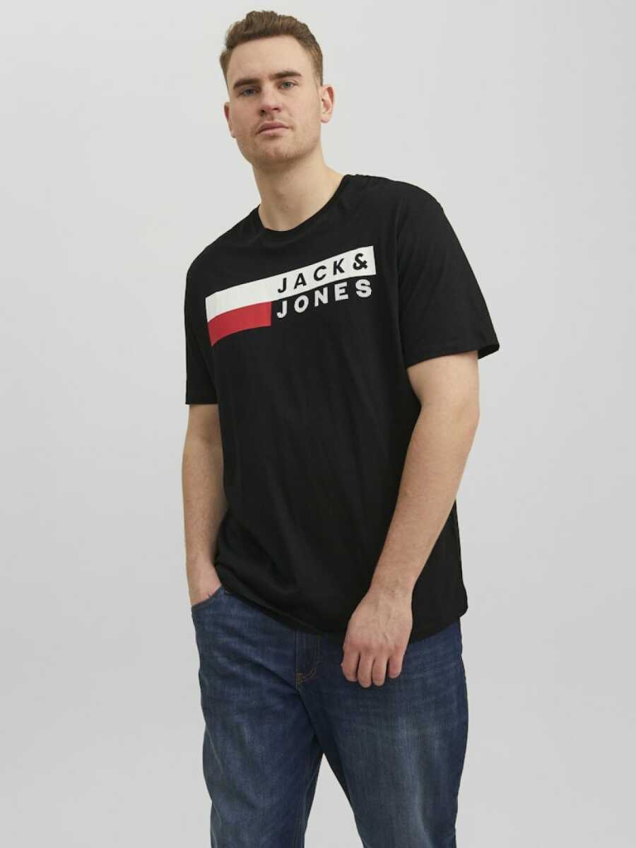 Jack Jones Corp Logo Plus Erkek Tişört 12158505