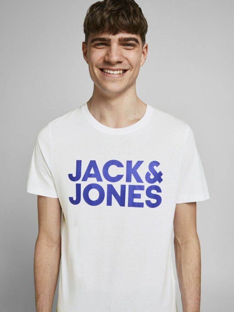 Jack Jones Corp Logo Regular Fit Erkek Tişört 12151955 - 5