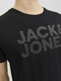 Jack Jones Corp Logo Regular Fit Erkek Tişört 12151955 - 4