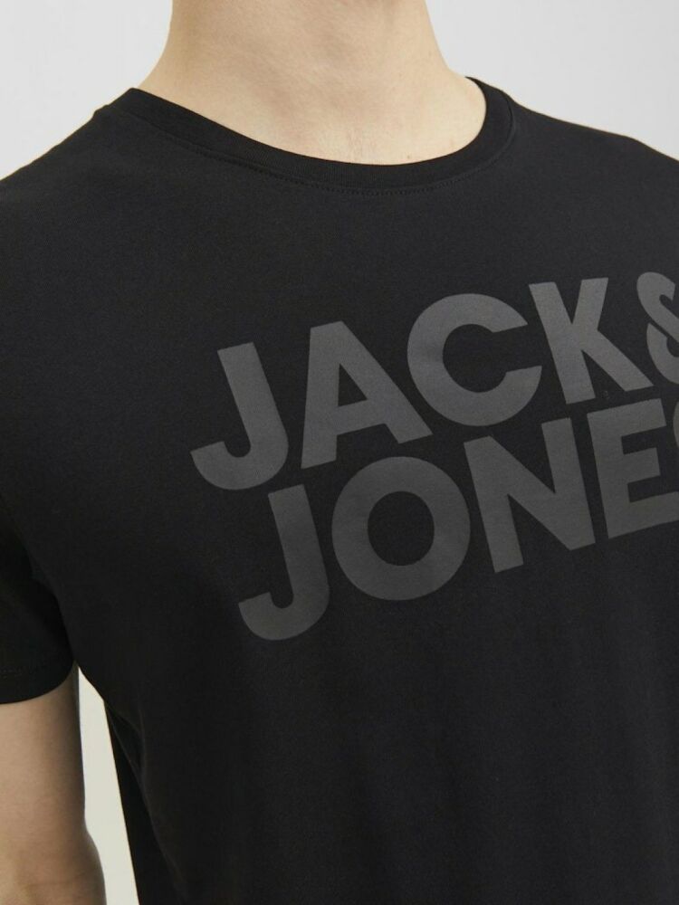 Jack Jones Corp Logo Regular Fit Erkek Tişört 12151955 - 4