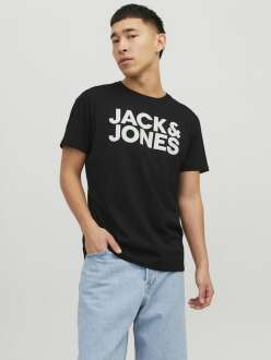 Jack Jones Corp Logo Regular Fit Erkek Tişört 12151955 - 2