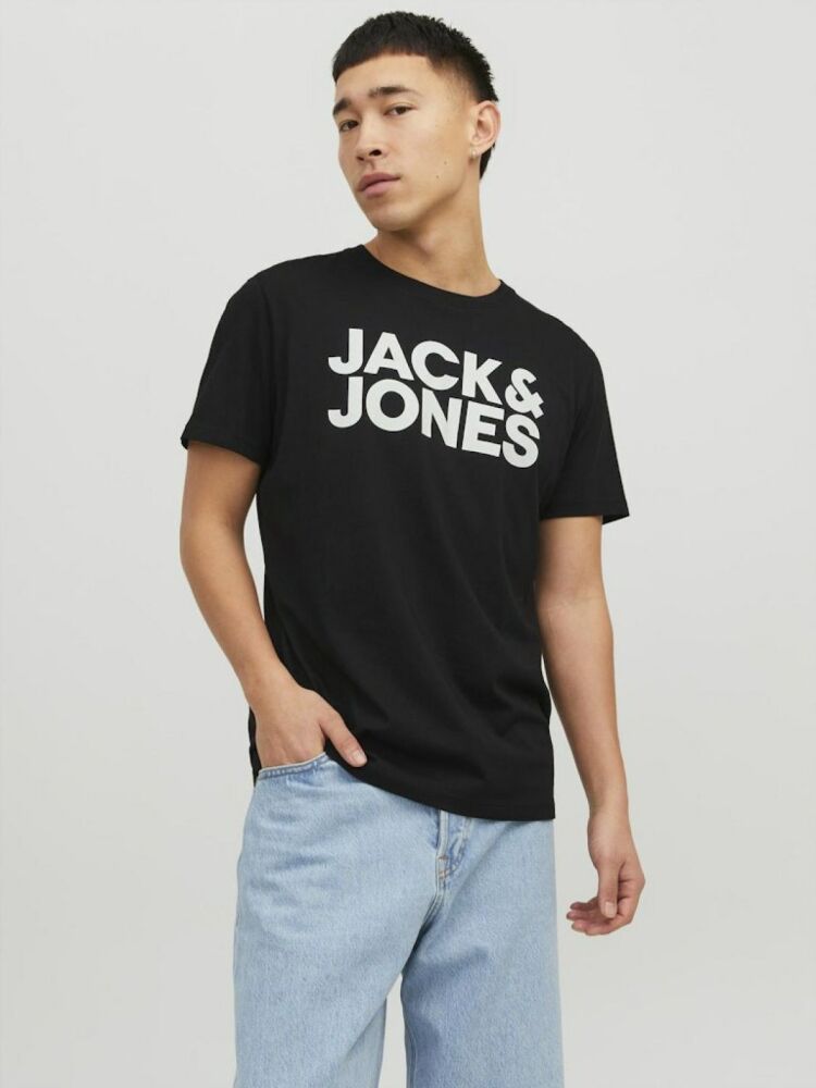 Jack Jones Corp Logo Regular Fit Erkek Tişört 12151955 - 2