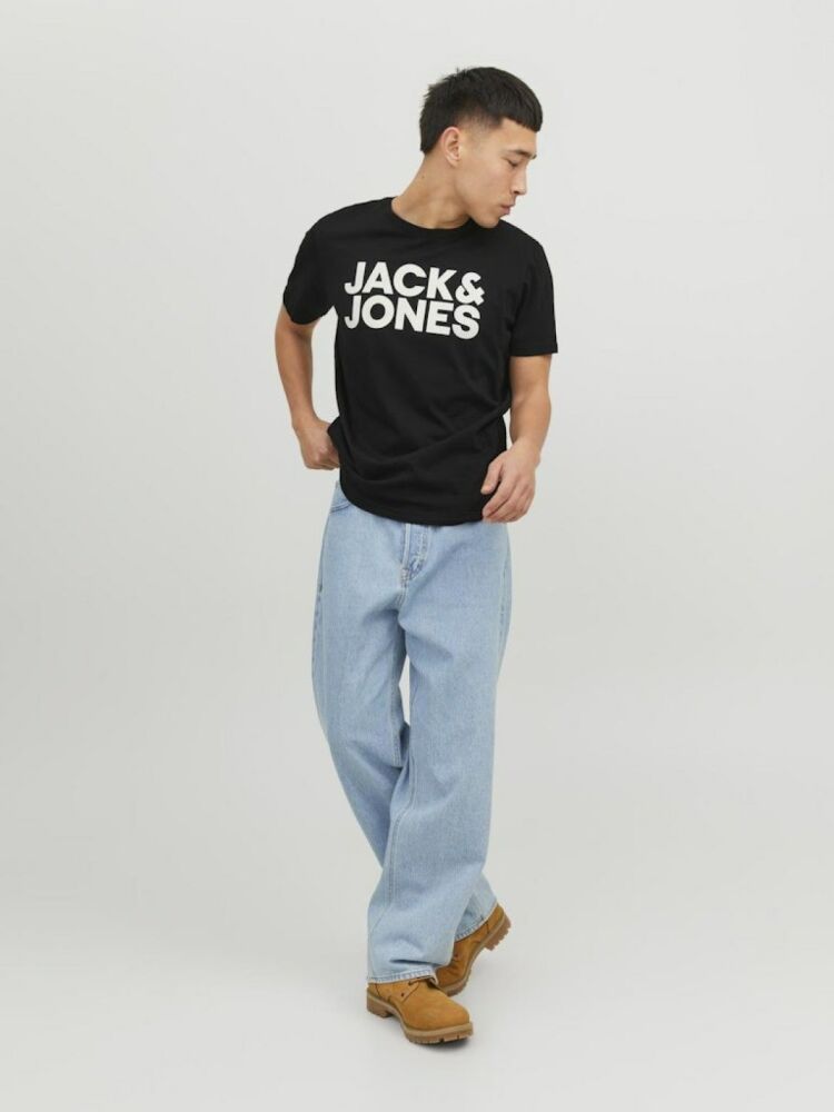 Jack Jones Corp Logo Regular Fit Erkek Tişört 12151955 - 3