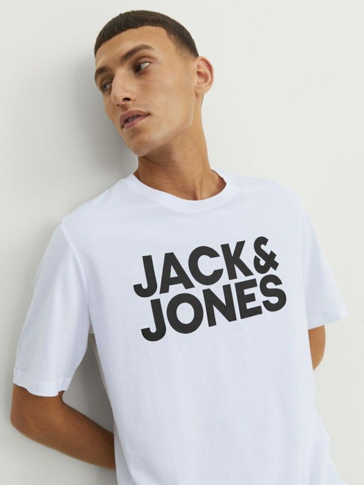 Jack Jones Corp Logo Regular Fit Erkek Tişört 12151955 - 2