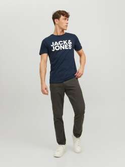 Jack Jones Corp Logo Regular Fit Erkek Tişört 12151955 - 3