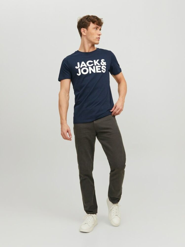 Jack Jones Corp Logo Regular Fit Erkek Tişört 12151955 - 3