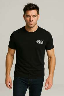 Jack Jones Corp Logo Regular Fit Erkek Tişört 12151955 - 3