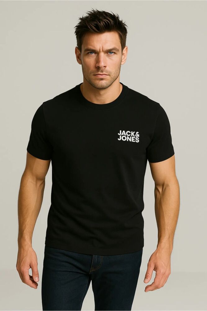 Jack Jones Corp Logo Regular Fit Erkek Tişört 12151955 - 3