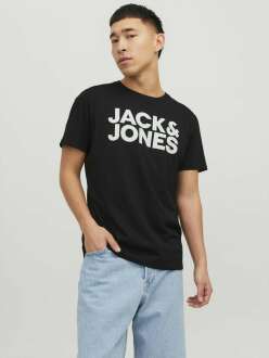 Jack Jones Corp Logo Regular Fit Erkek Tişört 12151955 - Jack Jones (1)