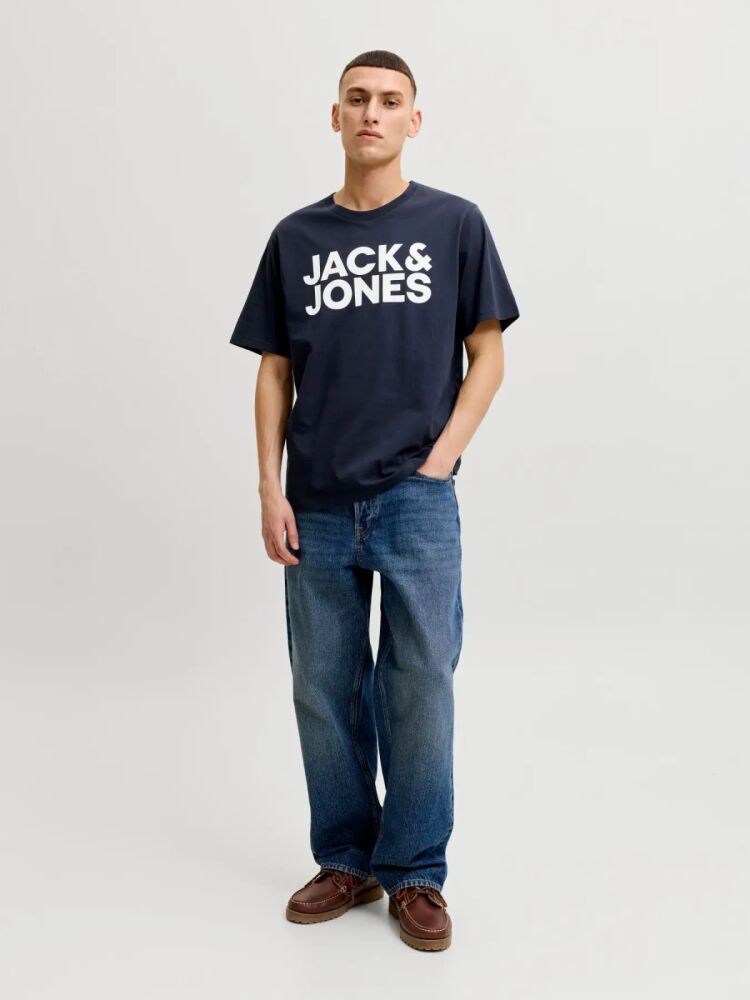 Jack Jones Corp Logo Regular Fit Erkek Tişört 12151955 (1)