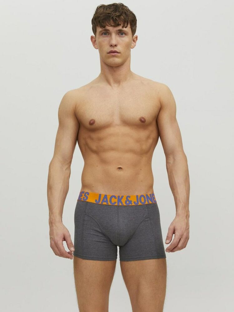 Jack Jones Crezy Solıd 3 Lü Paket Erekek Boxer 12151349 - 2
