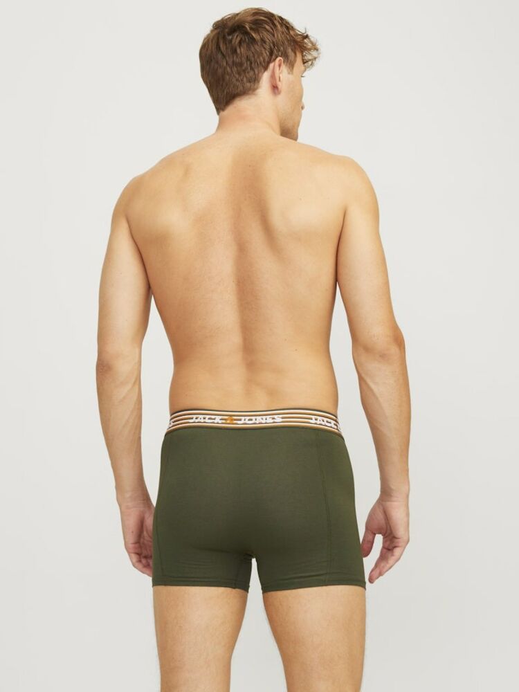 Jack Jones Darvın Solıd 3 Lü Paket Erkek Boxer 12260070 - 4