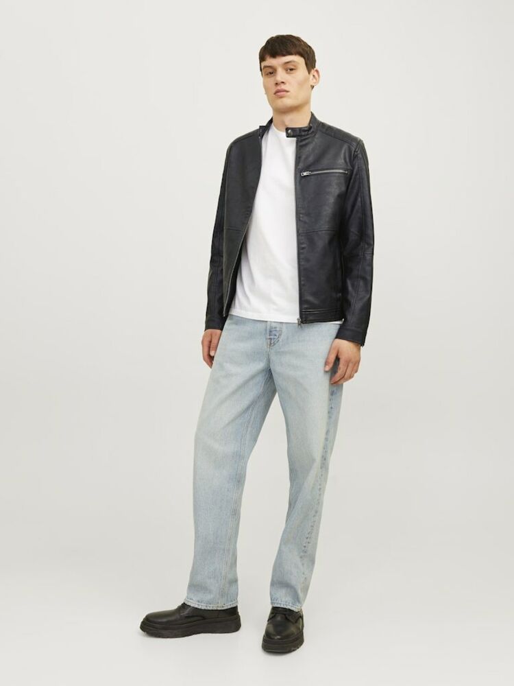 Jack Jones Dylan Pu Bıker Erkek Ceket 12261196 - 5