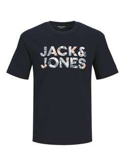Jack Jones Ebran Logo Erkek Tişört 12268127 - 1