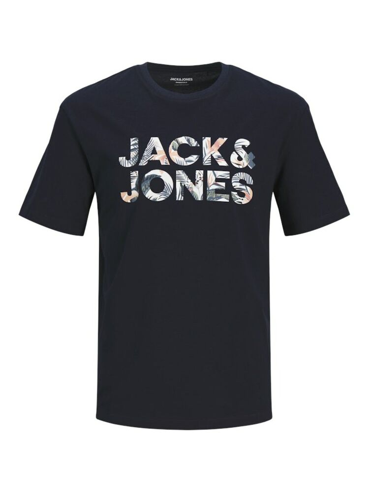 Jack Jones Ebran Logo Erkek Tişört 12268127 - 1
