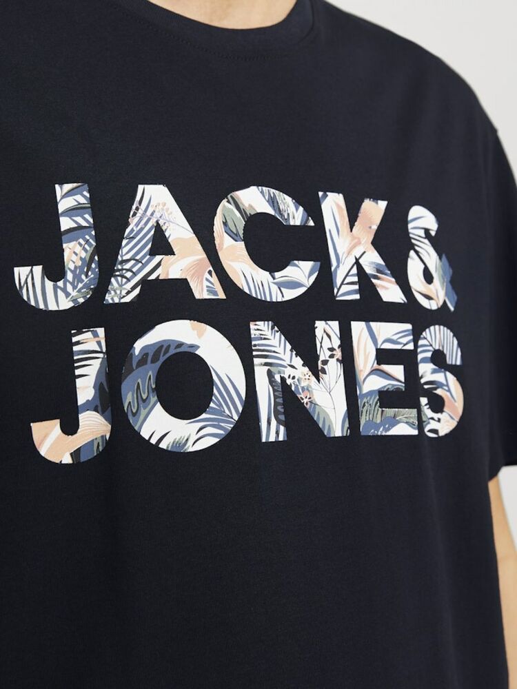 Jack Jones Ebran Logo Erkek Tişört 12268127 - 2