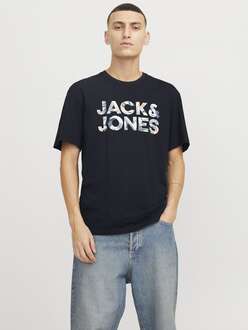 Jack Jones Ebran Logo Erkek Tişört 12268127 - 4