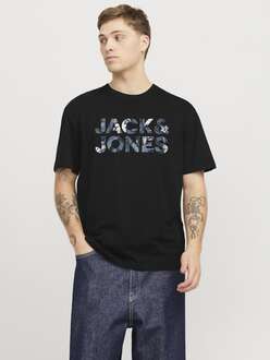 Jack Jones Ebran Logo Erkek Tişört 12268127 - 2
