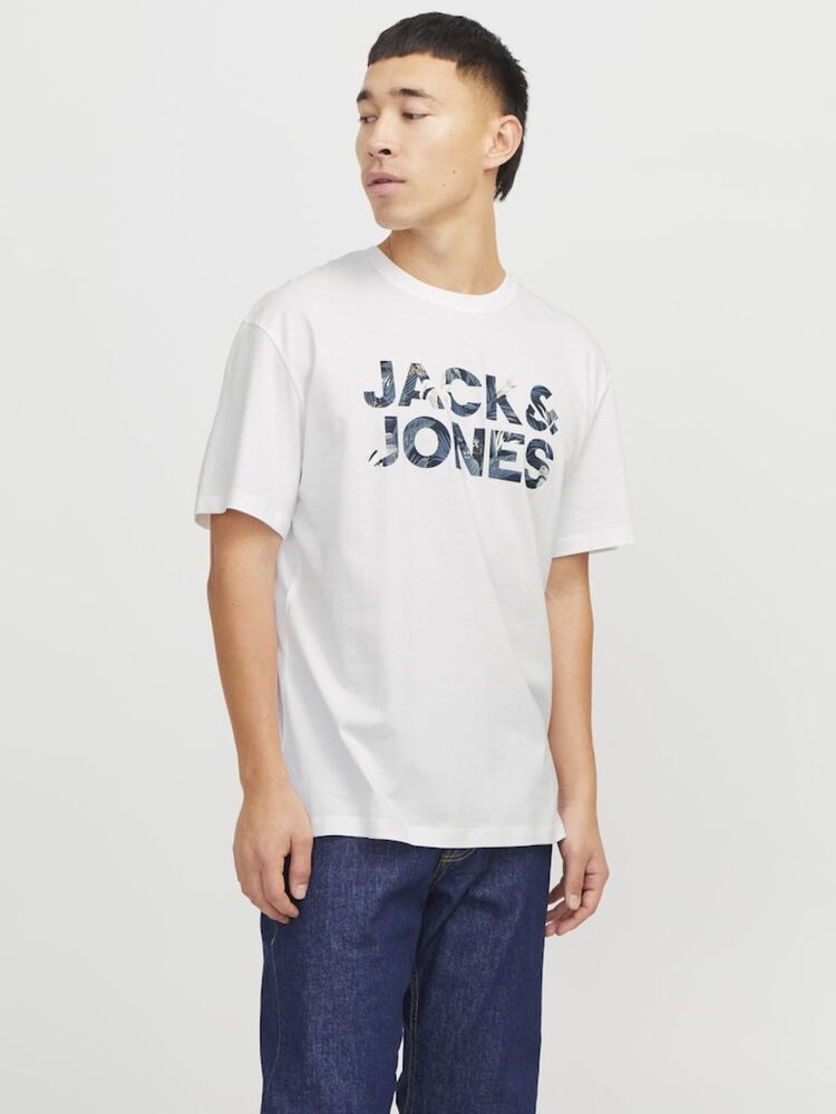 Jack Jones Ebran Logo Erkek Tişört 12268127 - 2