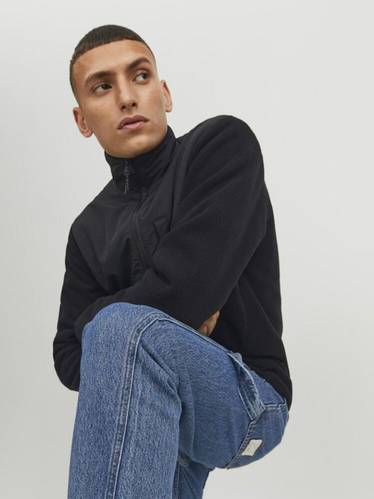 Jack Jones Emarvın Fleece Erkek Polar Ceket 12235864 (1)