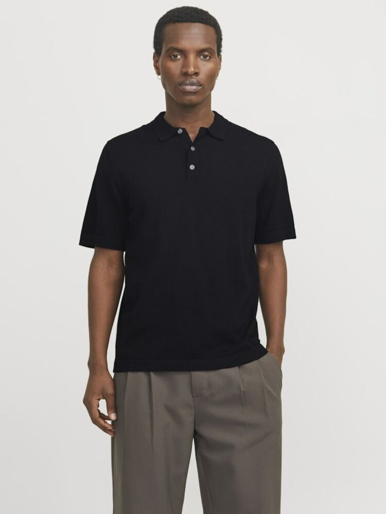 Jack Jones Emıl Knıt Relaxed Relax Fit Tiriko Erkek Polo Yaka Tişört 12268216 (1)