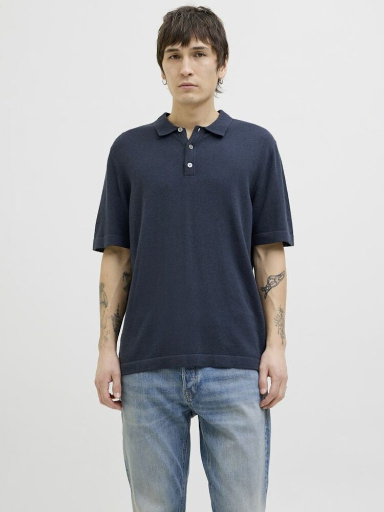 Jack Jones Emıl Knıt Relaxed Relax Fit Tiriko Erkek Polo Yaka Tişört 12268216 - 2