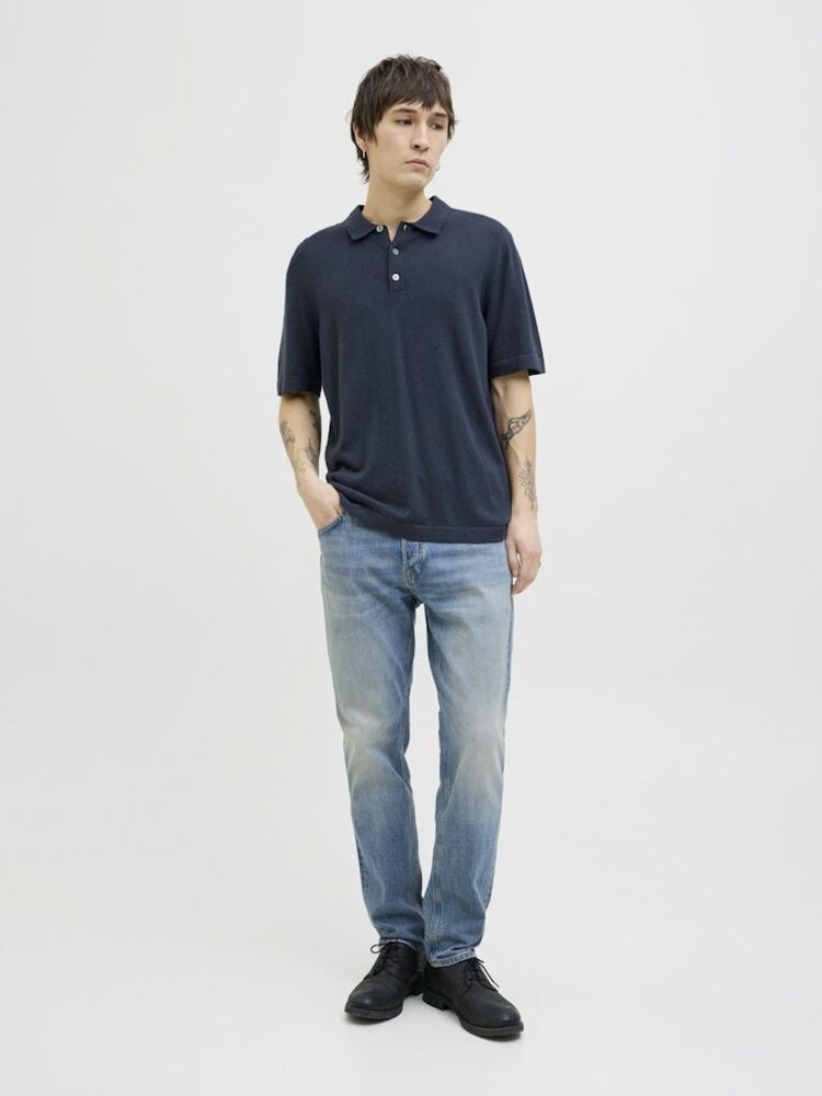 Jack Jones Emıl Knıt Relaxed Relax Fit Tiriko Erkek Polo Yaka Tişört 12268216 - 4