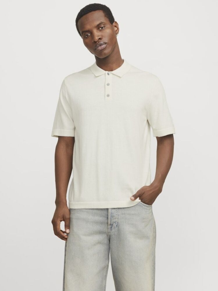 Jack Jones Emıl Knıt Relaxed Relax Fit Tiriko Erkek Polo Yaka Tişört 12268216 (1)